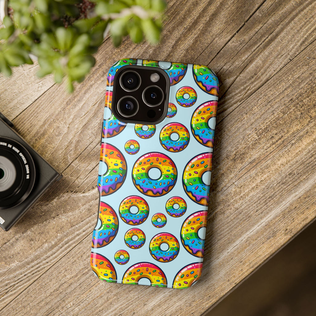 Bespattered Facade Rainbow Sprinkle Donut MagSafe Tough Case