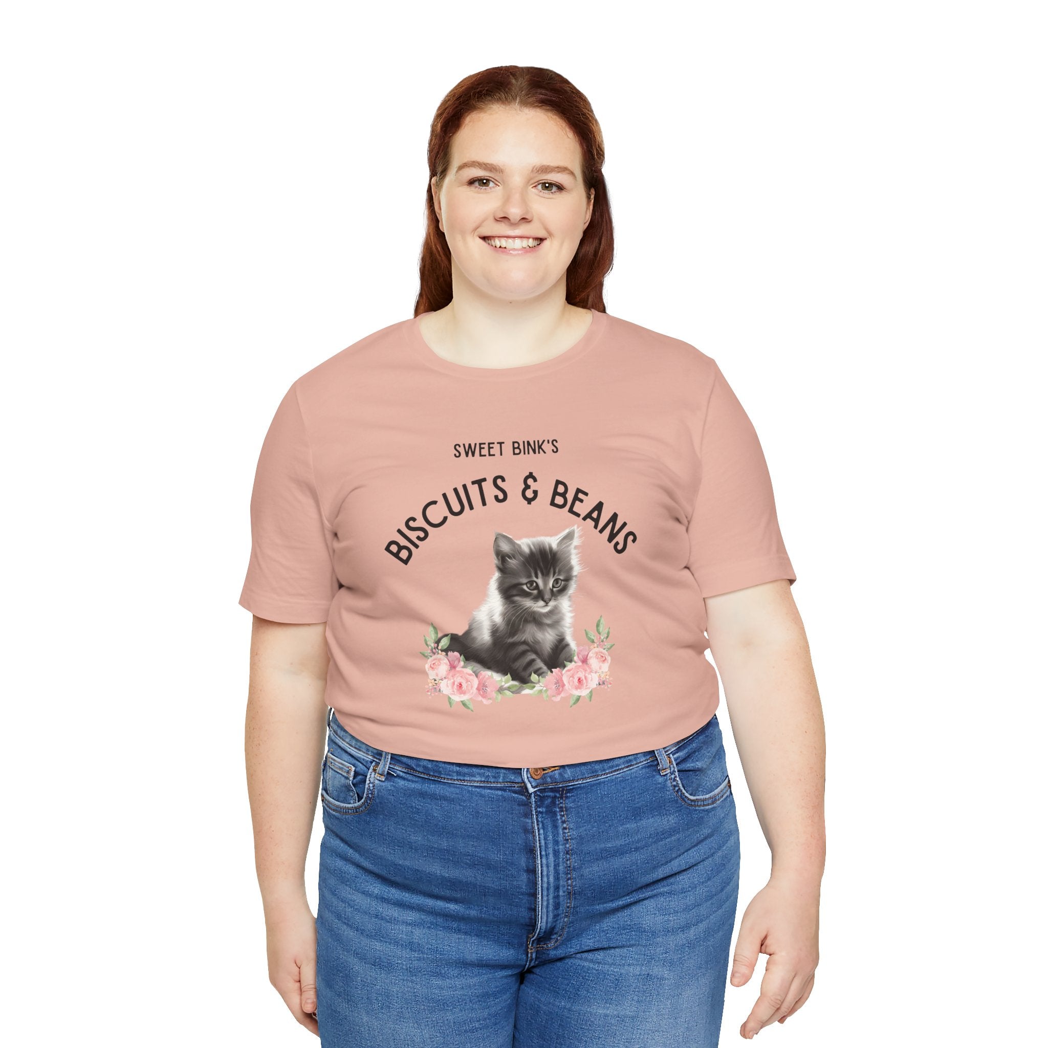 Sweet Bink's Biscuits and Beans cat tee