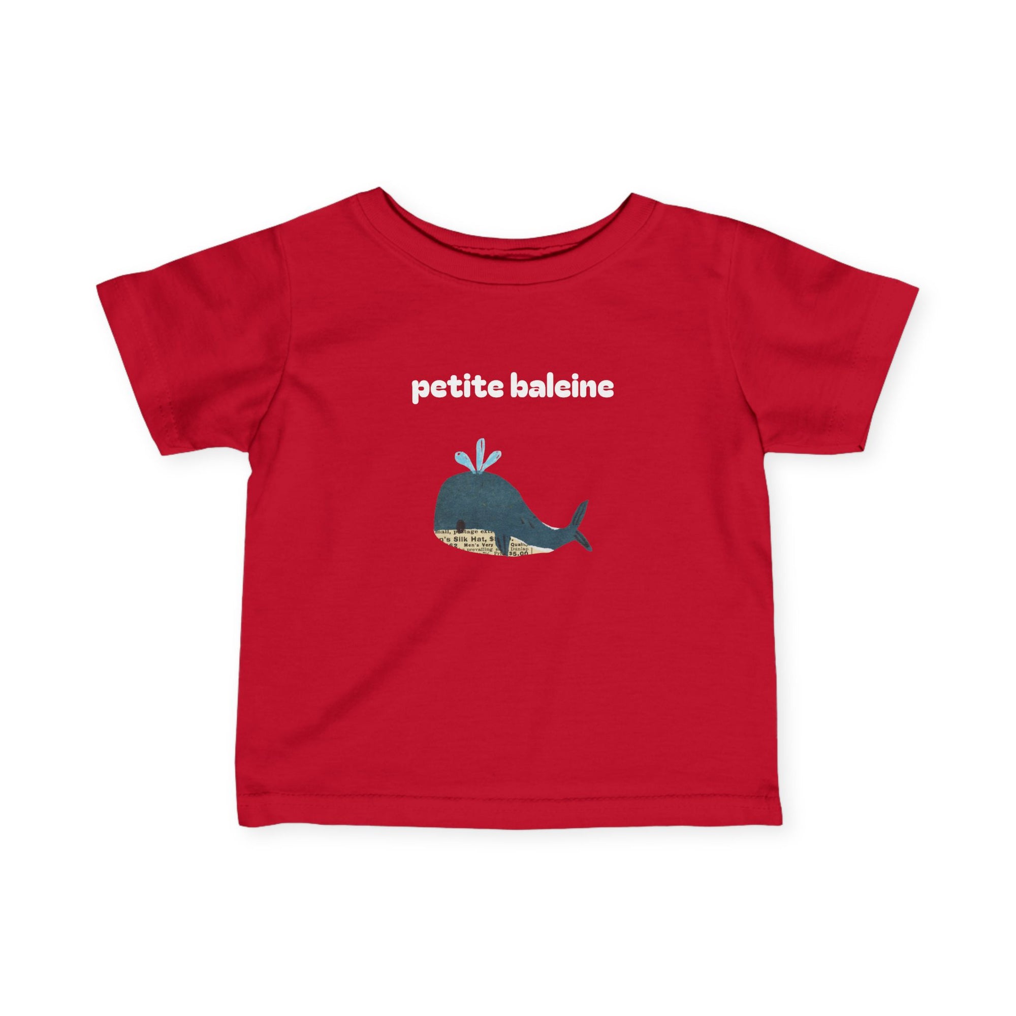 Little whale petite baleine Infant toddler Tee