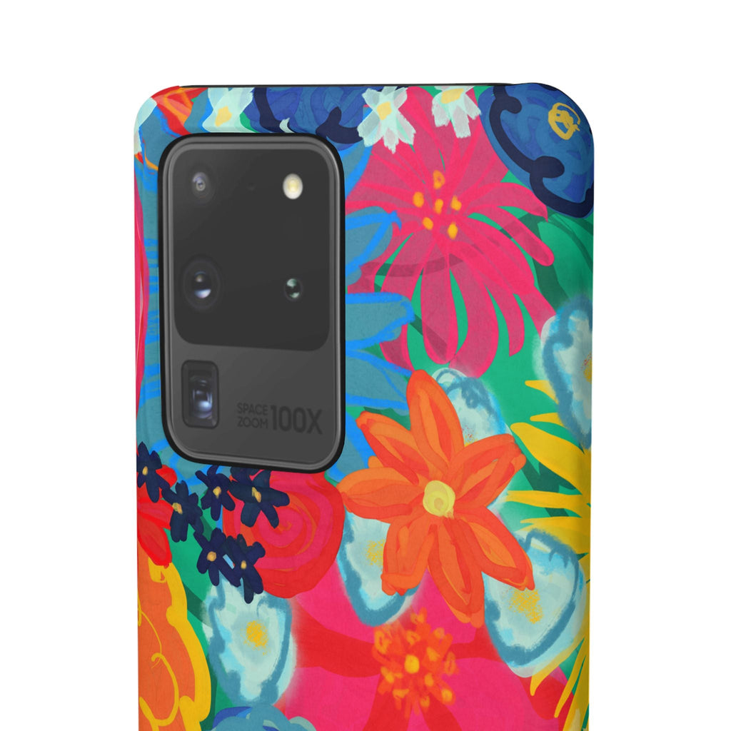 Bespattered Facade Bold Florals Snap Case