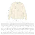 aufstehen und weitermachen Mental Health Sweatshirt crewneck, minimalist text logo sweater