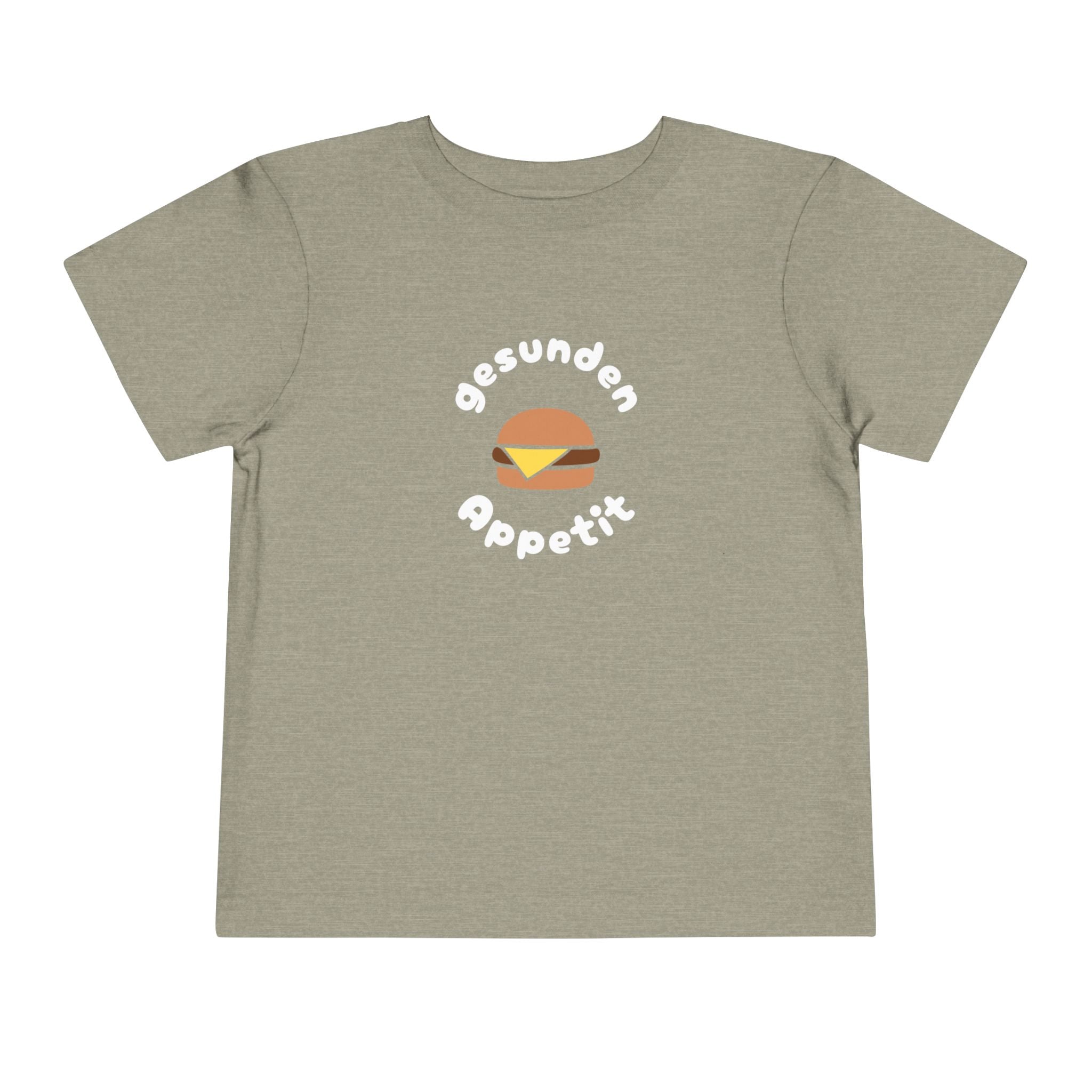 Gesunden Appetit Toddler Tee shirt with Cheeseburger
