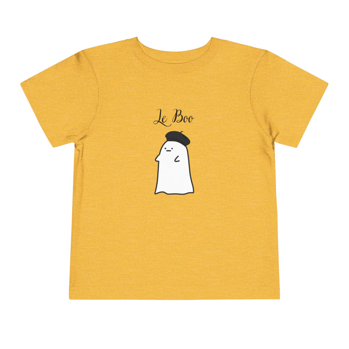 Le Boo French Ghost Toddler Tee, Cute Halloween Ghost Graphic Tee