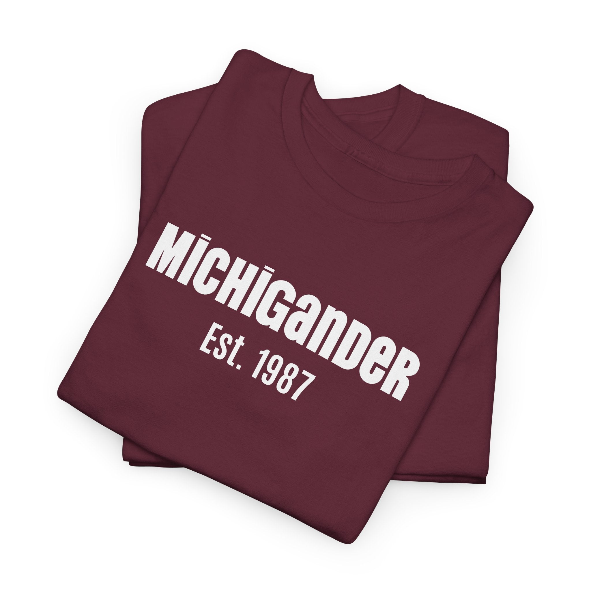 Michigander Established Year T‑Shirt — Customizable Michigan Pride Tee