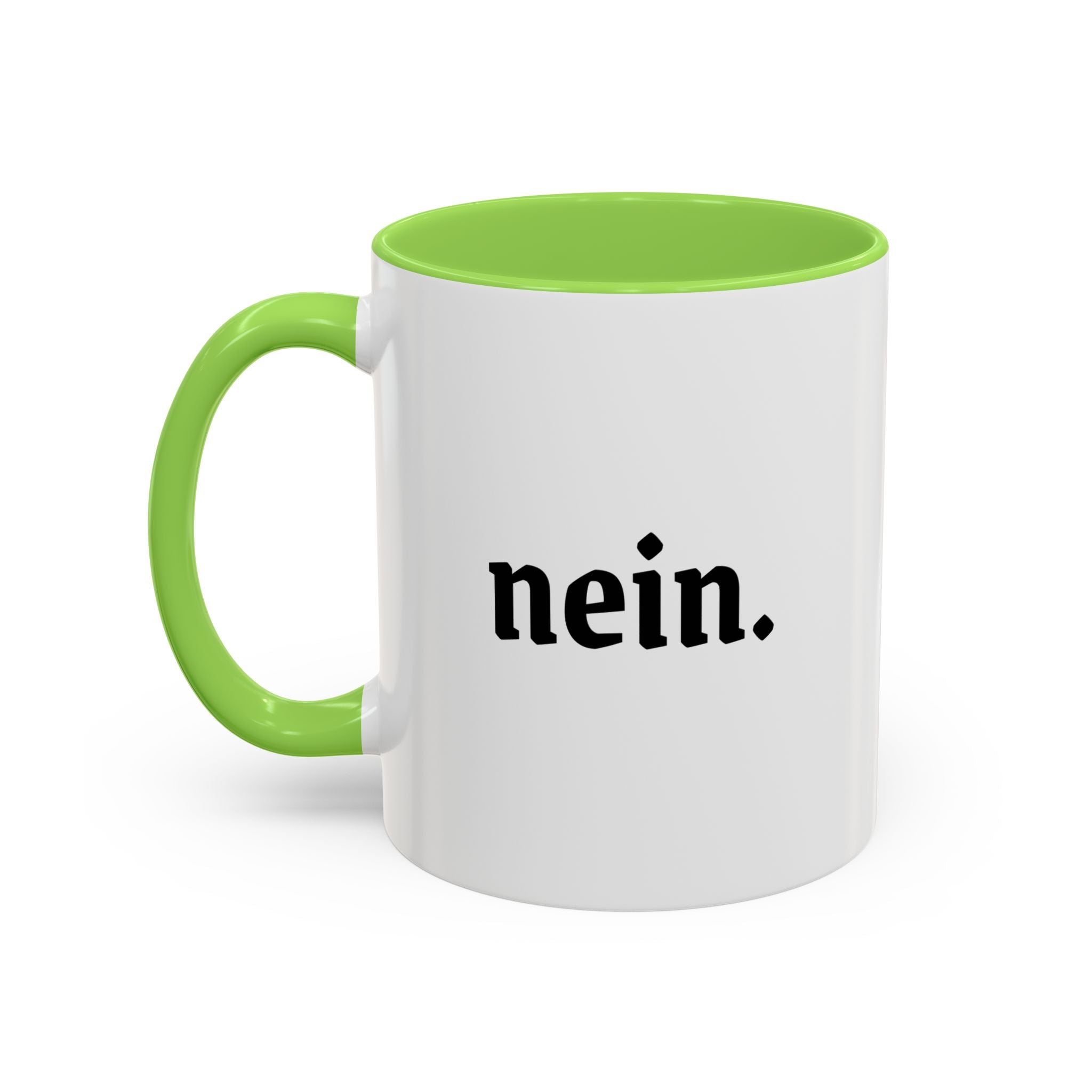 Nein. Mug — Minimalist German Word Coffee Cup (11oz & 15oz)