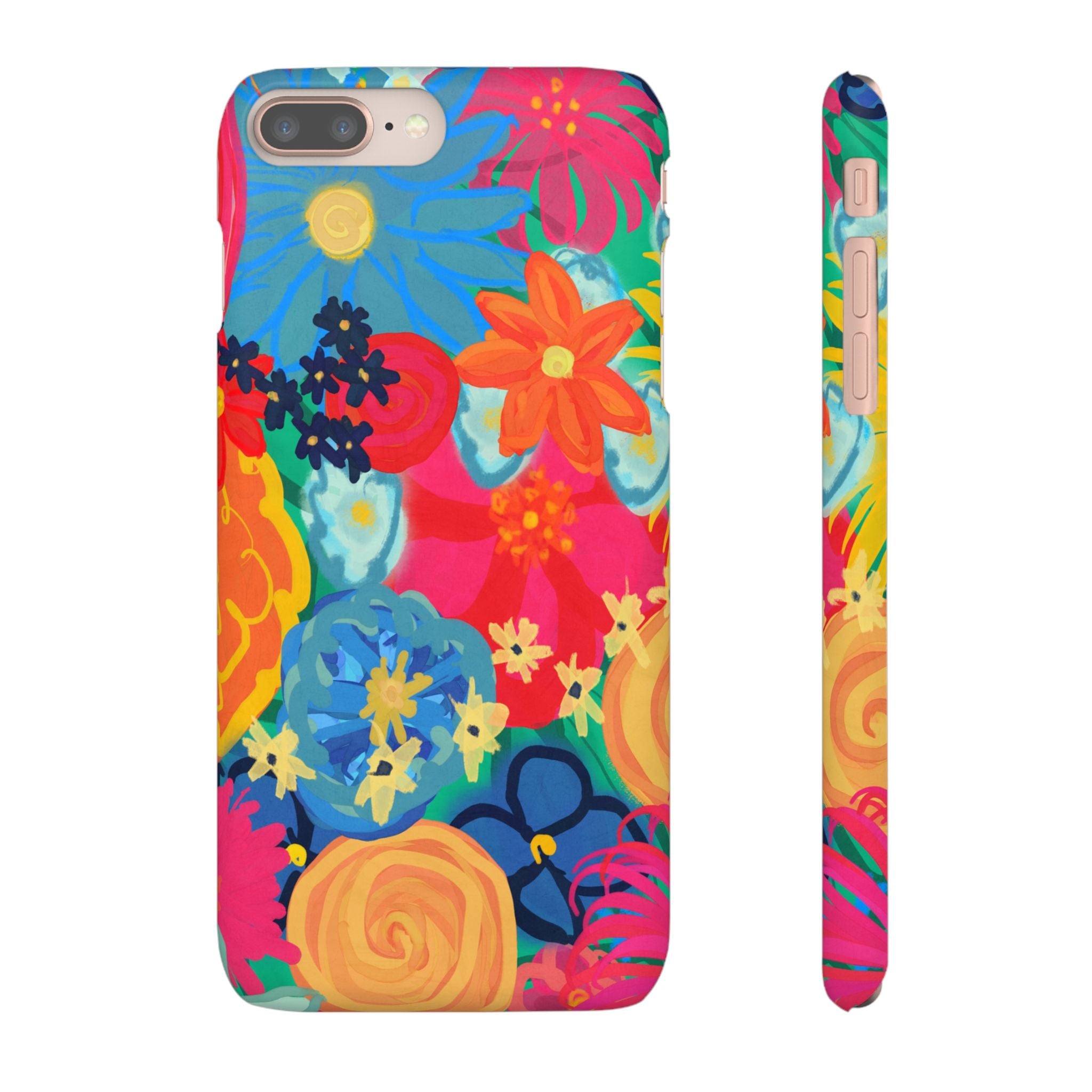 Bespattered Facade Bold Florals Snap Case