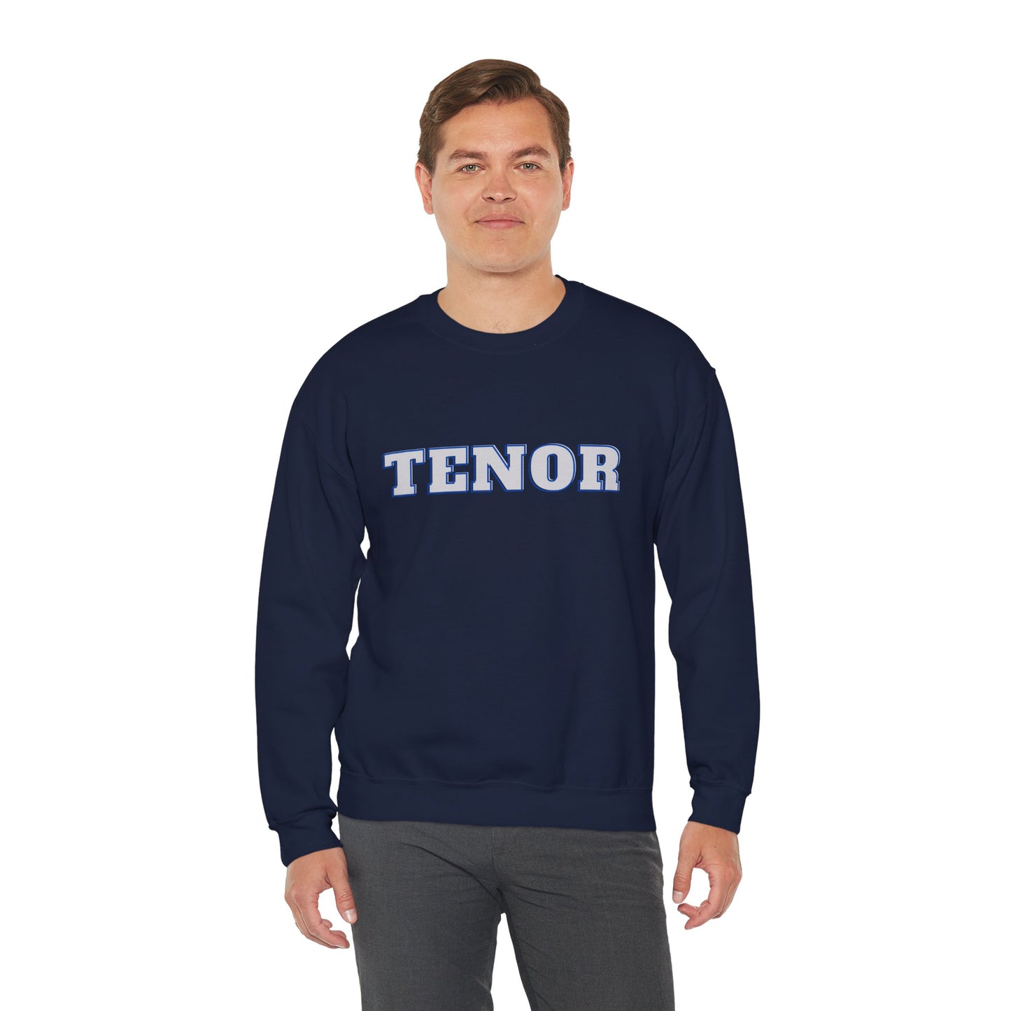 Sweat-shirt ras du cou avec chanteur ténor