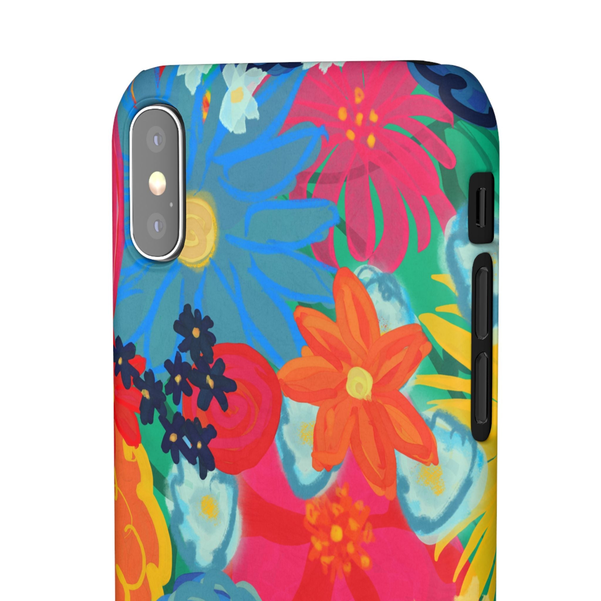 Bespattered Facade Bold Florals Snap Case
