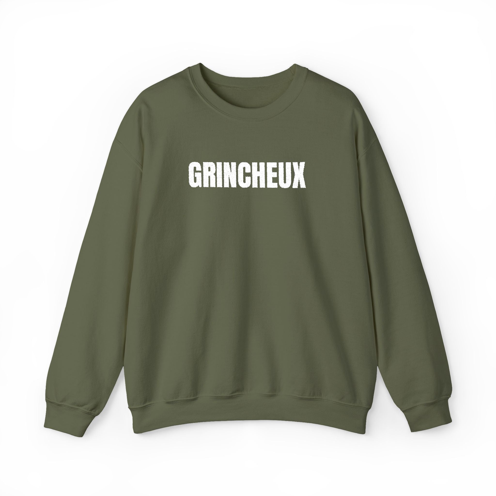 Grincheux Crewneck Sweatshirt - Funny French curmudgeon Sweater