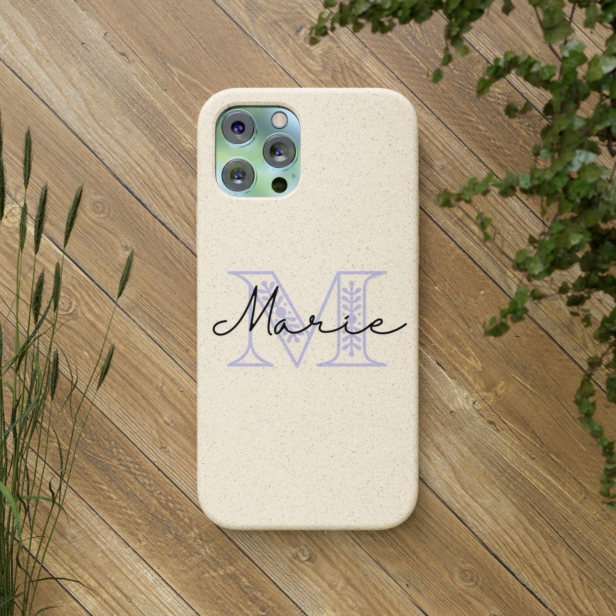 Eco - friendly monogrammed Phone case