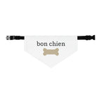 Bon chien Pet Bandana Collar by Printify