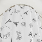 Parisian vibes Eiffel Tower Shower Curtain