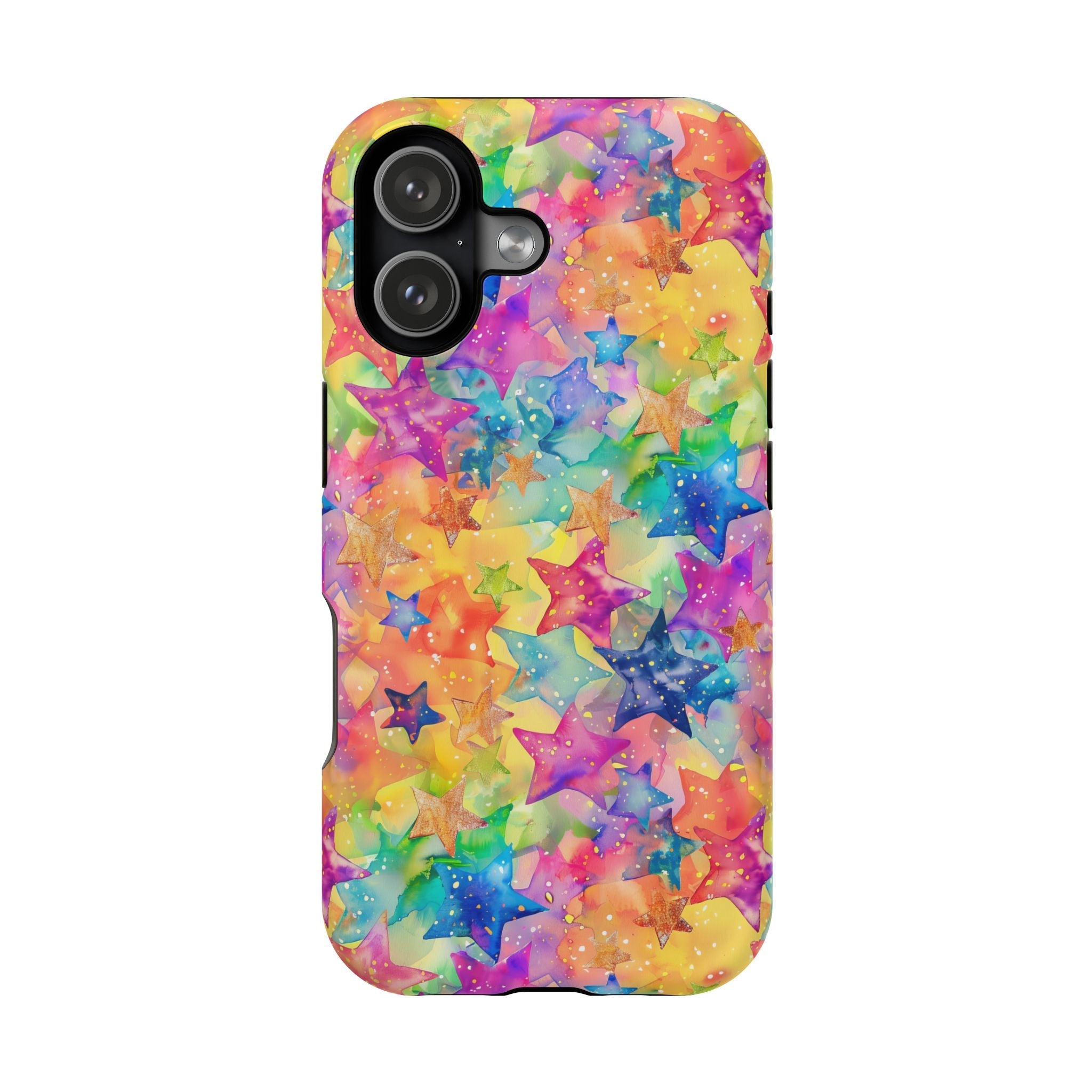 Bespattered Facade Rainbow Stars Impact-Resistant Case