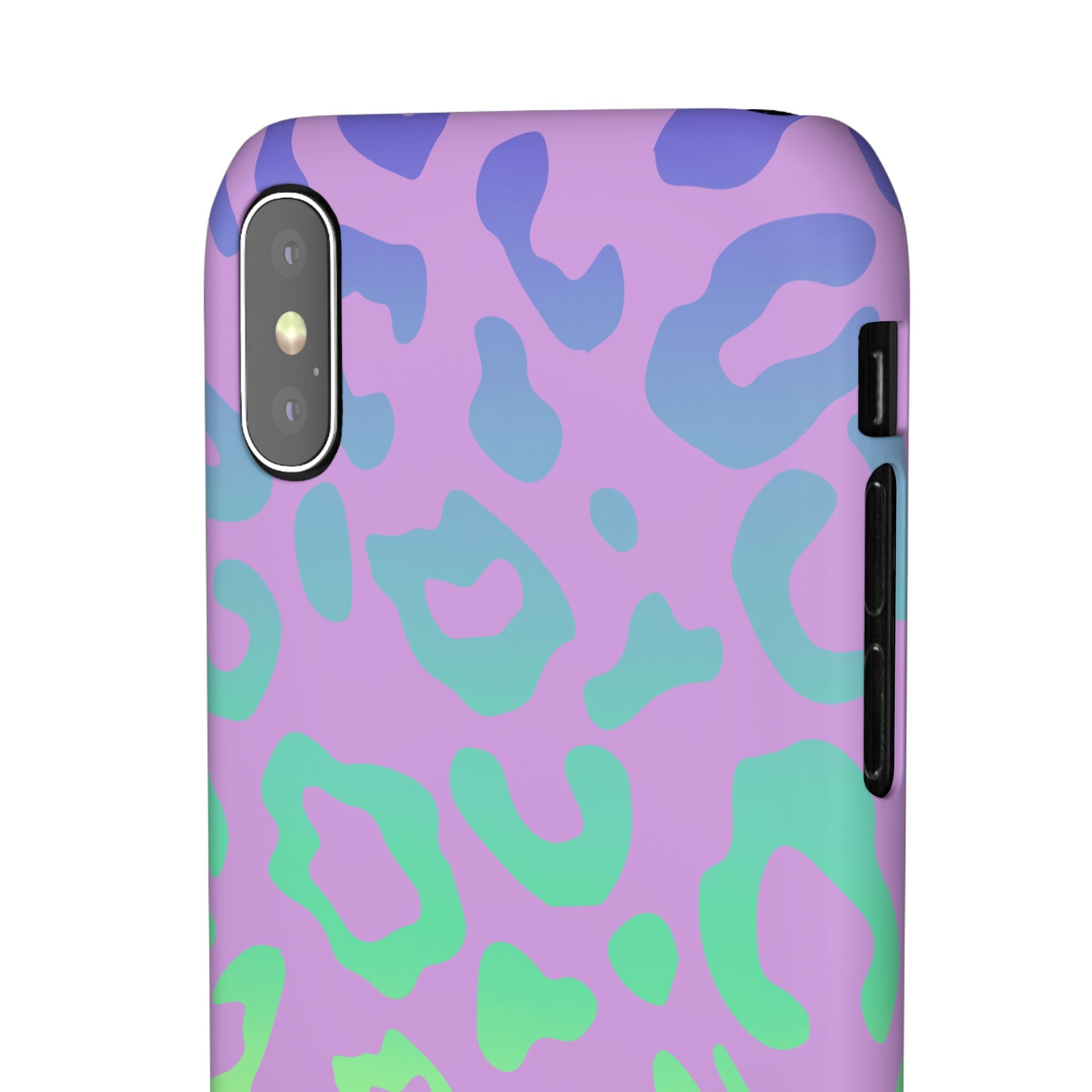 Bespattered Facade Rainbow Leopard Snap Case