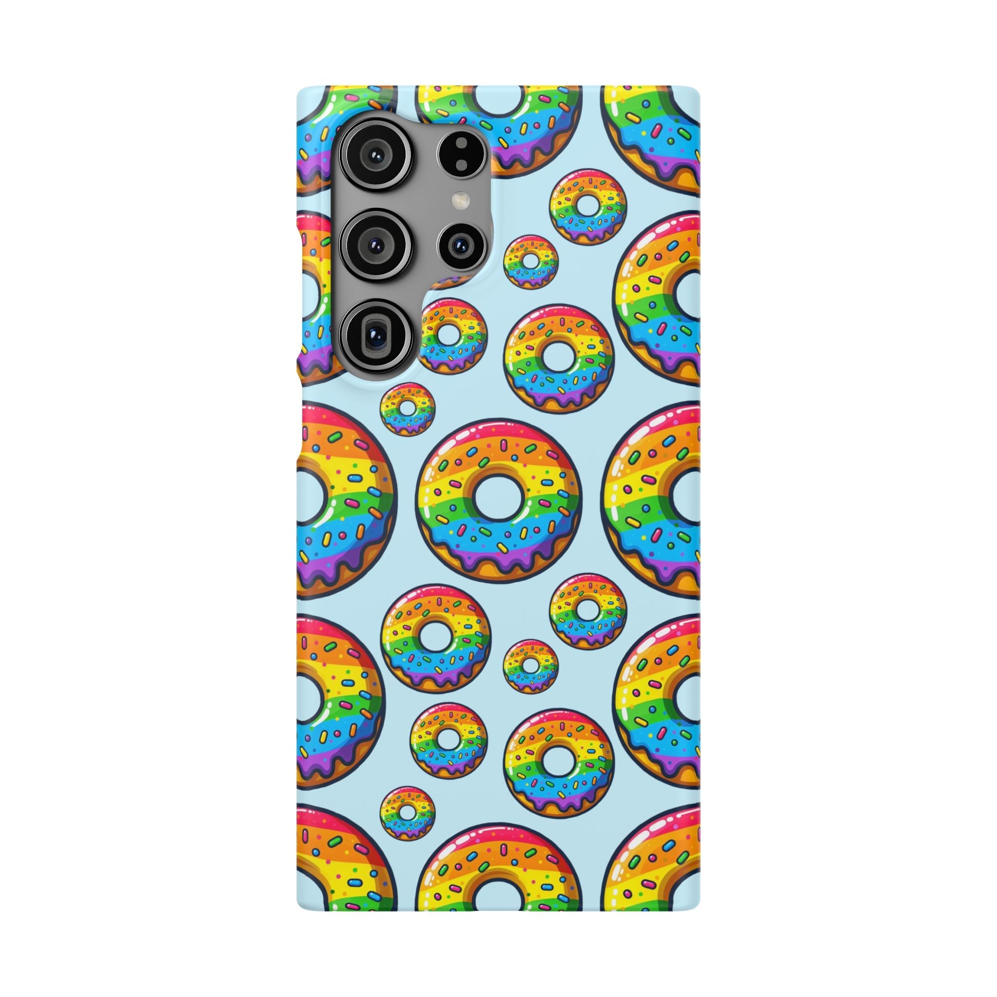 Bespattered Facade Rainbow Sprinkle Donut Snap Case