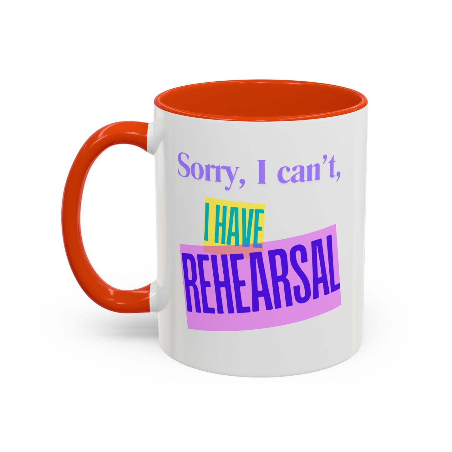 Sorry I can't I have rehearsal mug