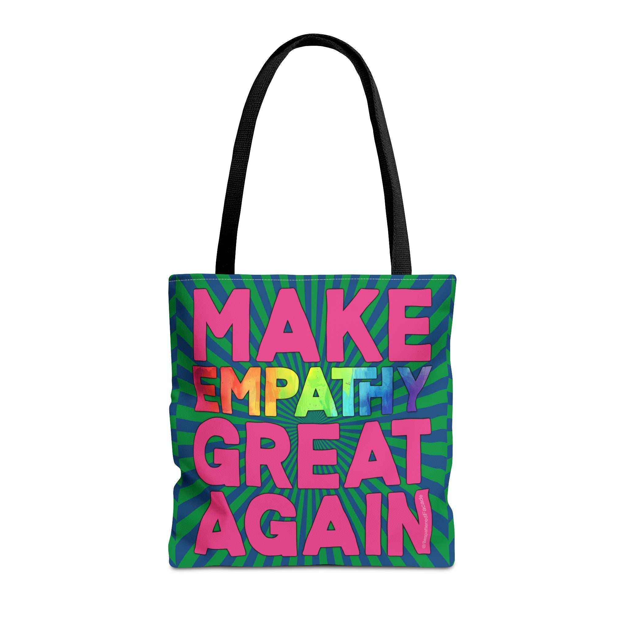 Bespattered Facade Make Empathy Great Again Eco-Friendly Carryall Tote Bag
