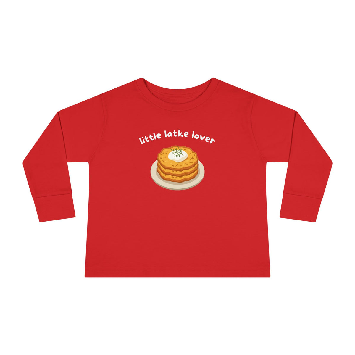 Little Latke Lover Potato Pancake Long Sleeve Tee