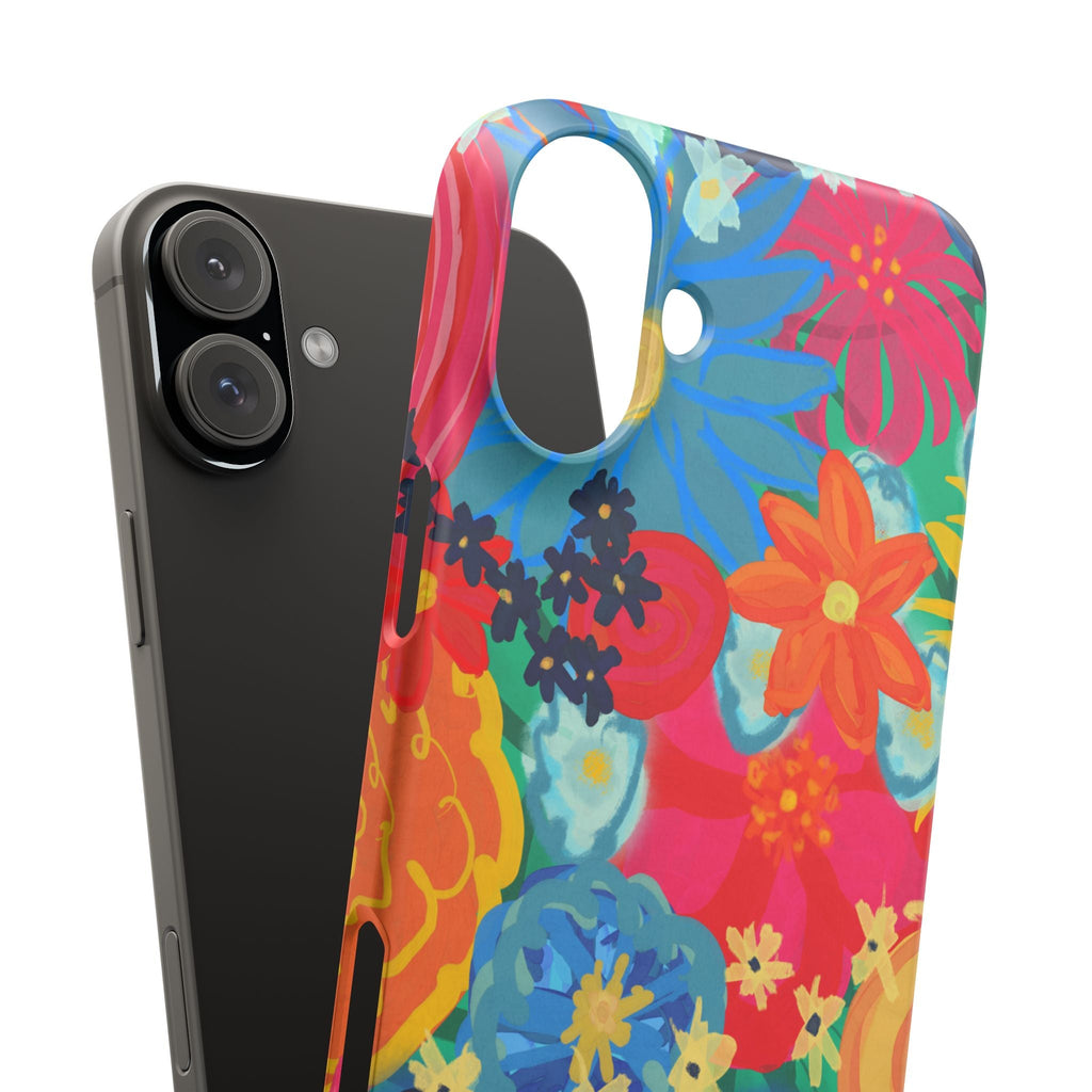 Bespattered Facade Bold Florals Snap Case