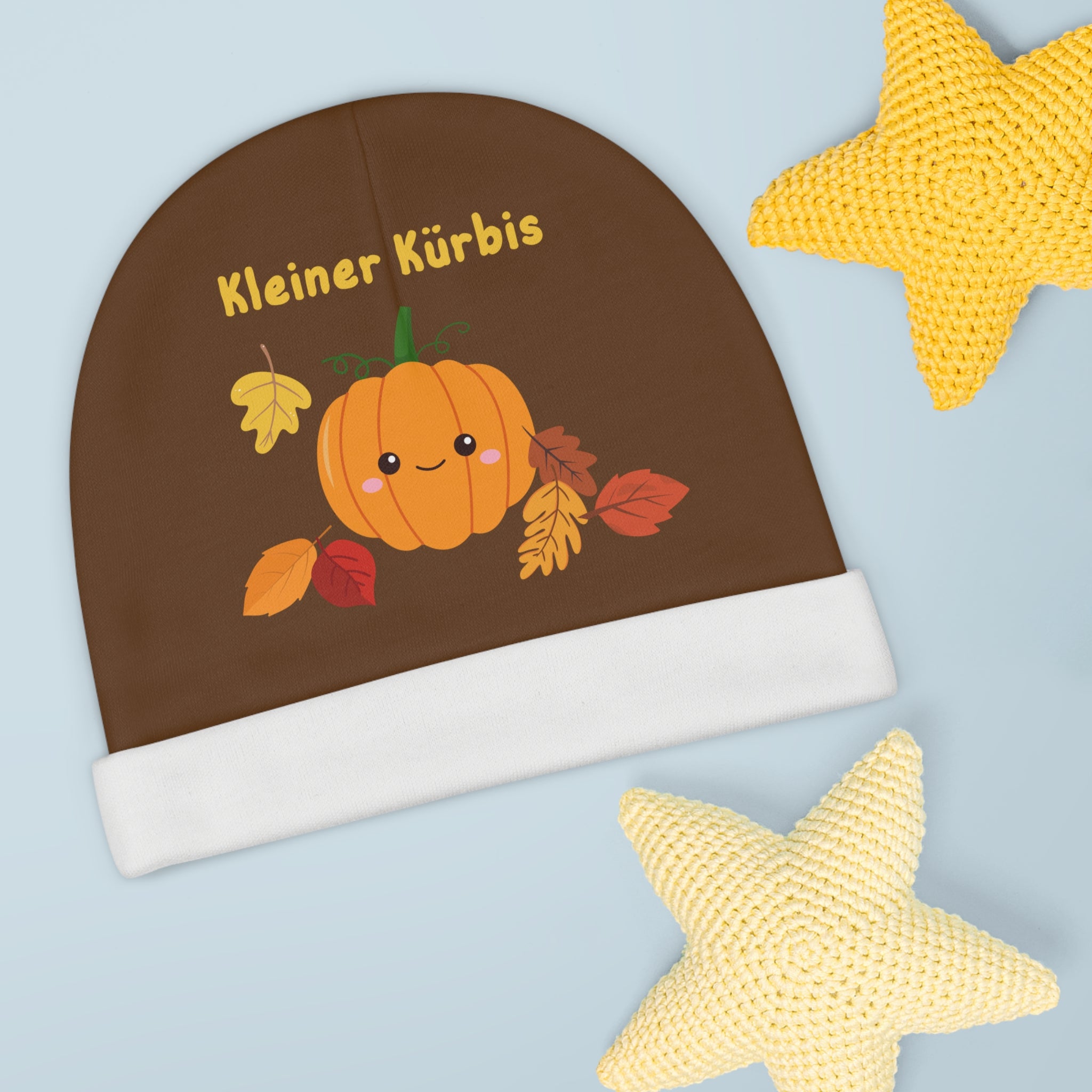 Kleiner Kürbis (little pumpkin) German Baby Beanie