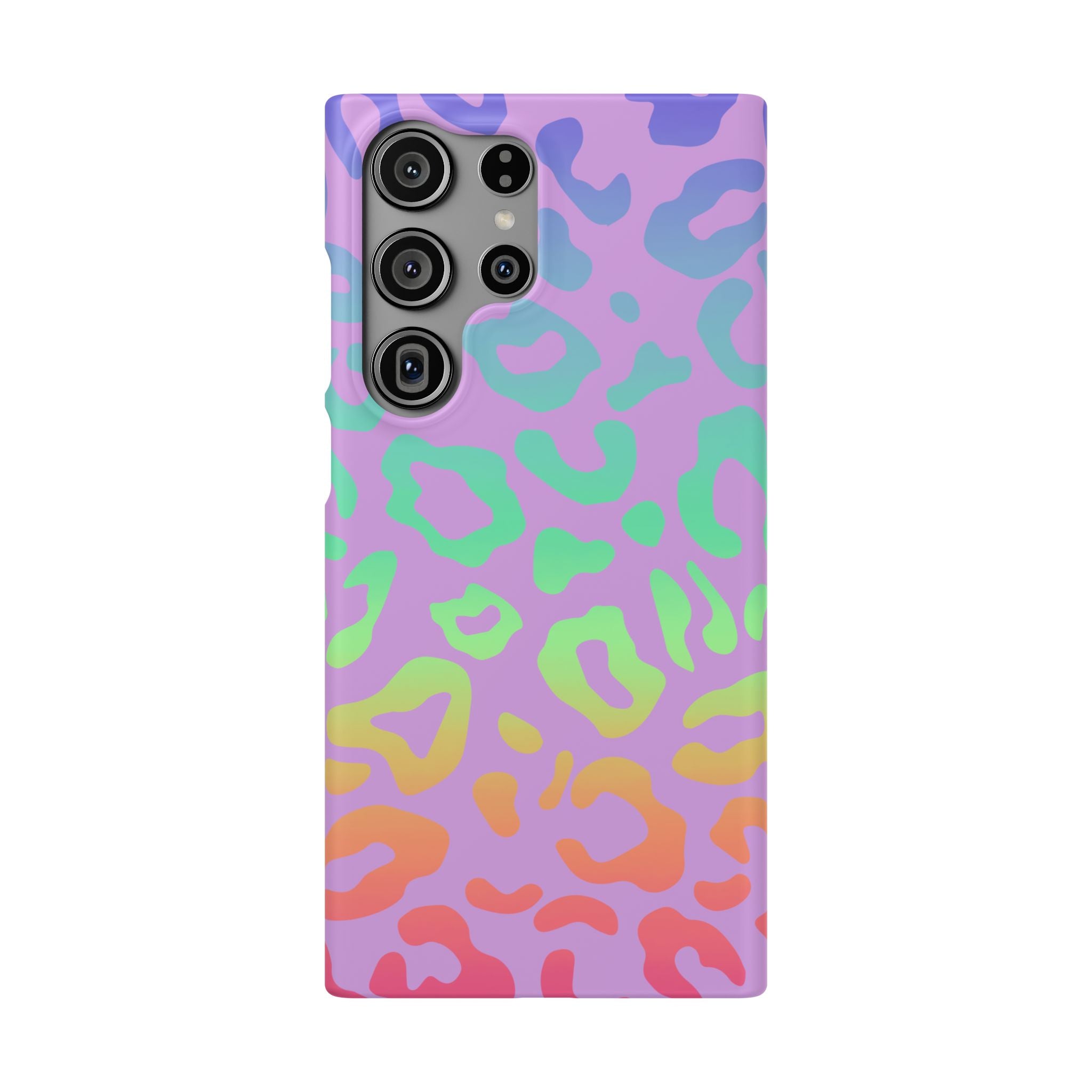Bespattered Facade Rainbow Leopard Snap Case