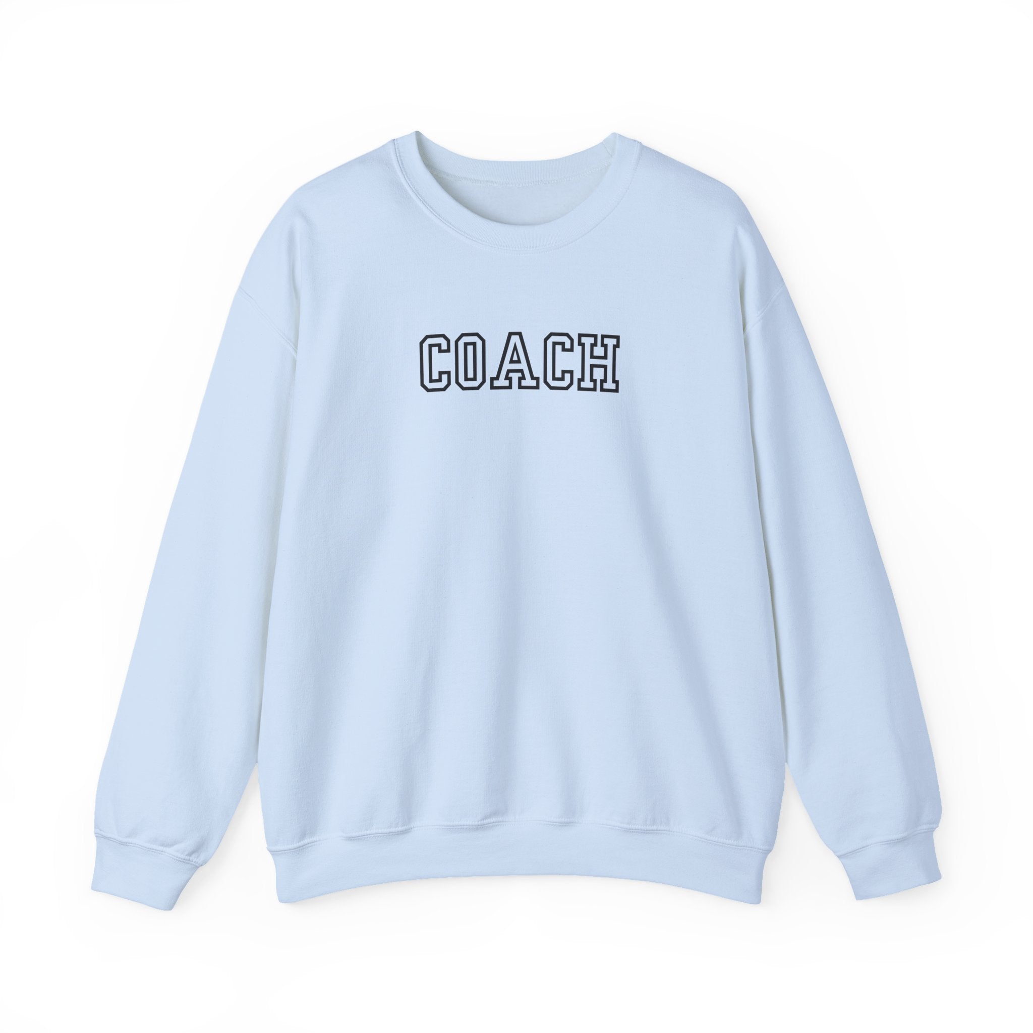 Coach Crewneck Sweatshirt Collegiate Lettering, warm Pullover