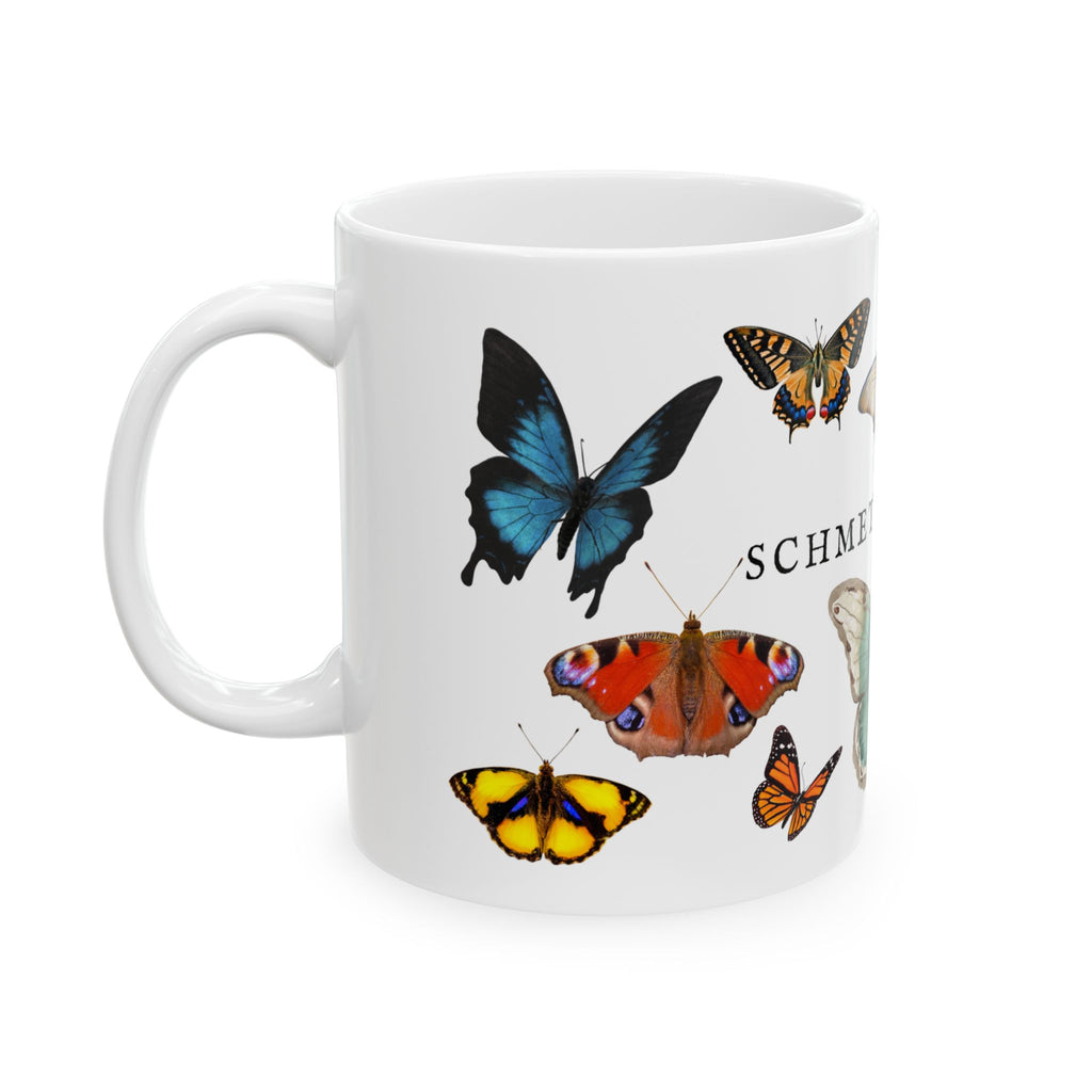 German Schmetterlinge vintage Butterfly Species Ceramic Mug — Vintage style Illustration (11oz & 15oz)