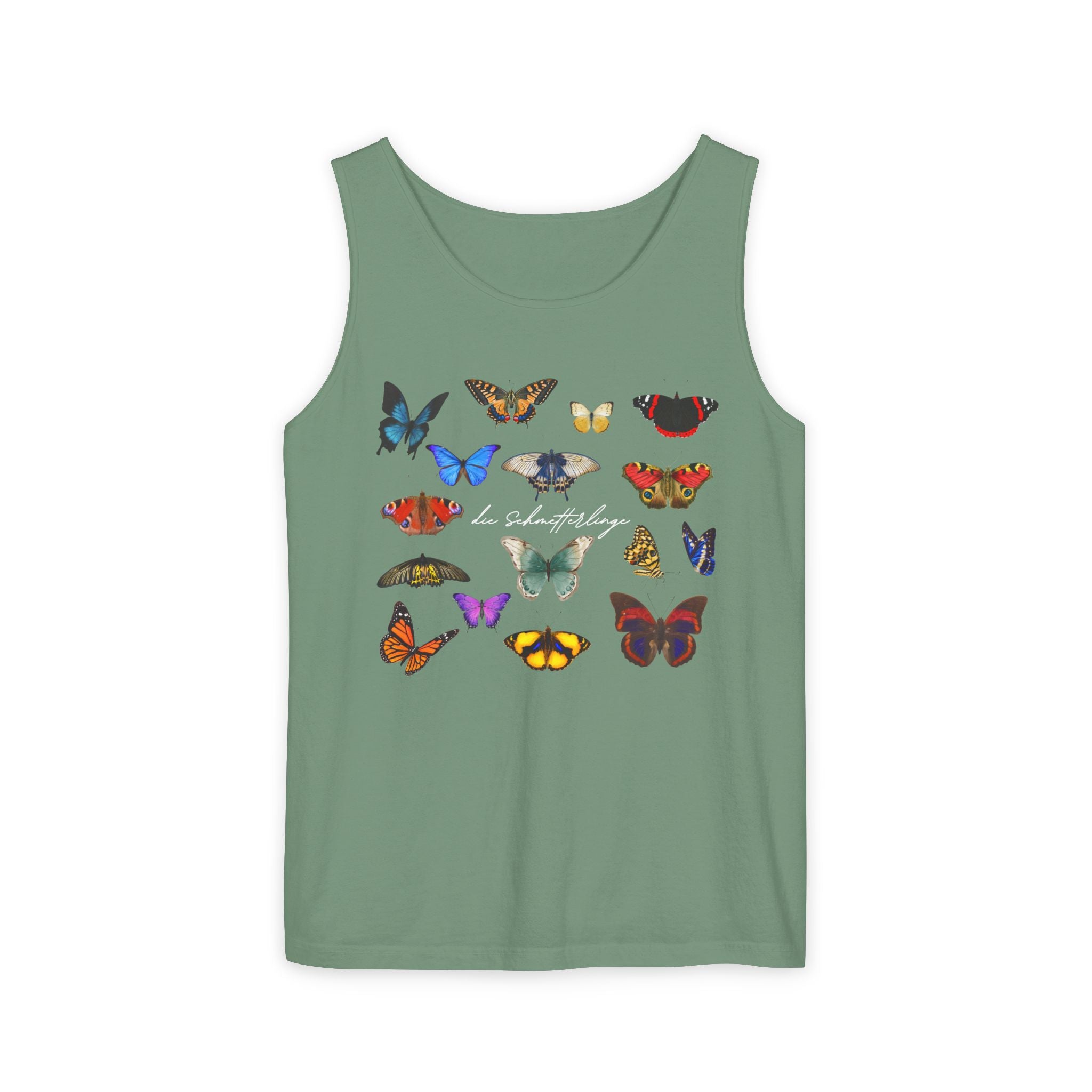Die Schmetterlinge Tank Top — German Butterflies Graphic Tank