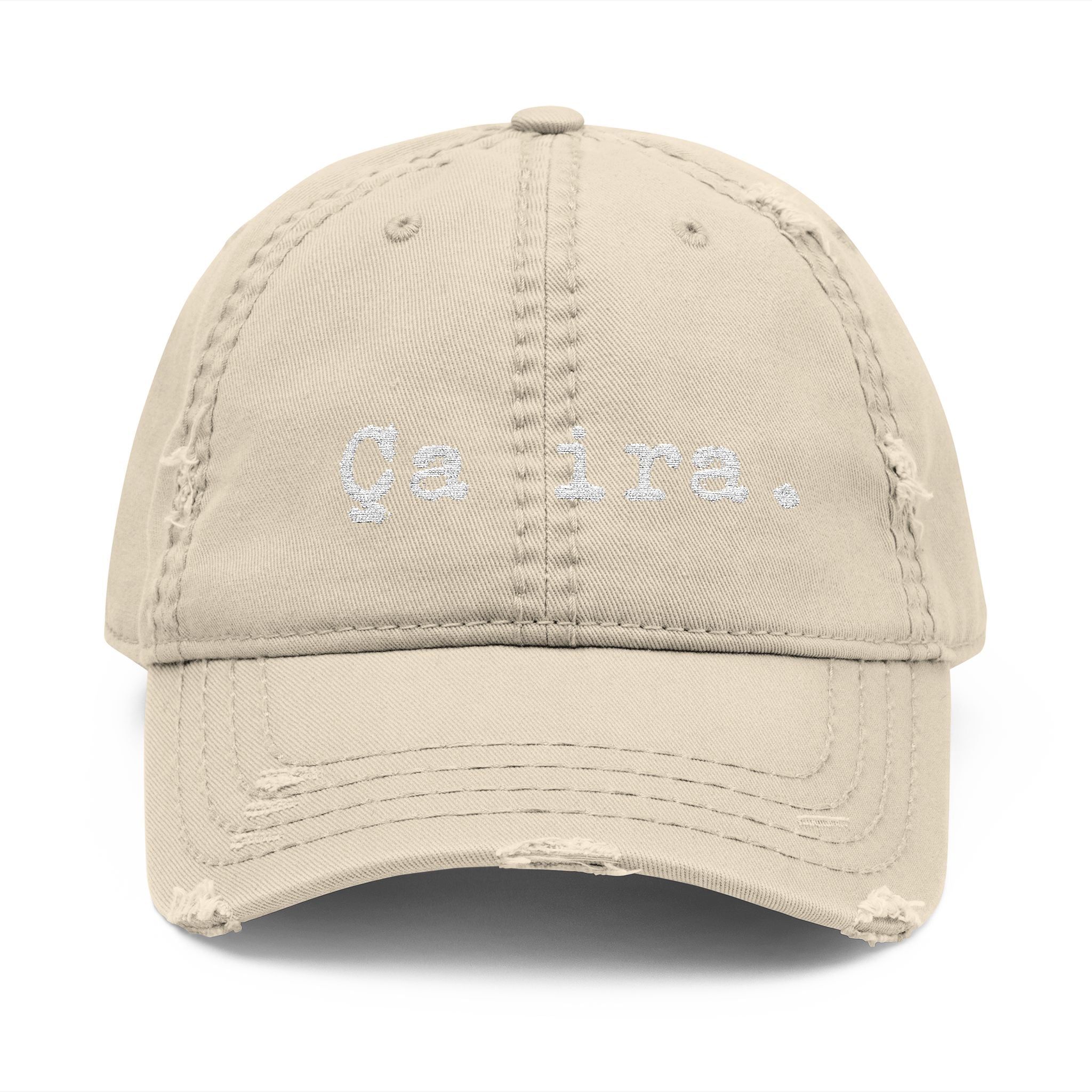 French Ça Ira embroidered baseball Cap