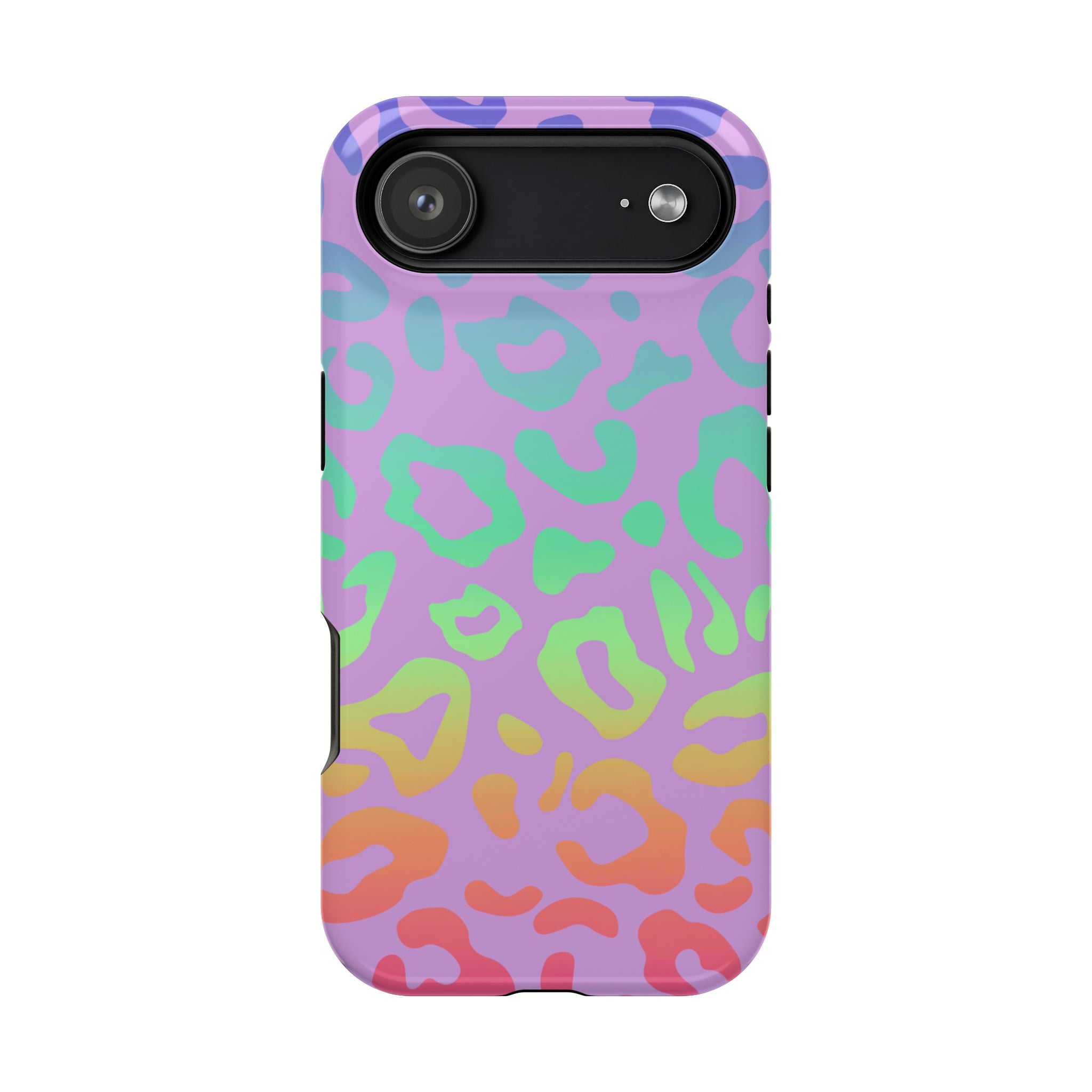 Bespattered Facade Rainbow Leopard Impact-Resistant Case