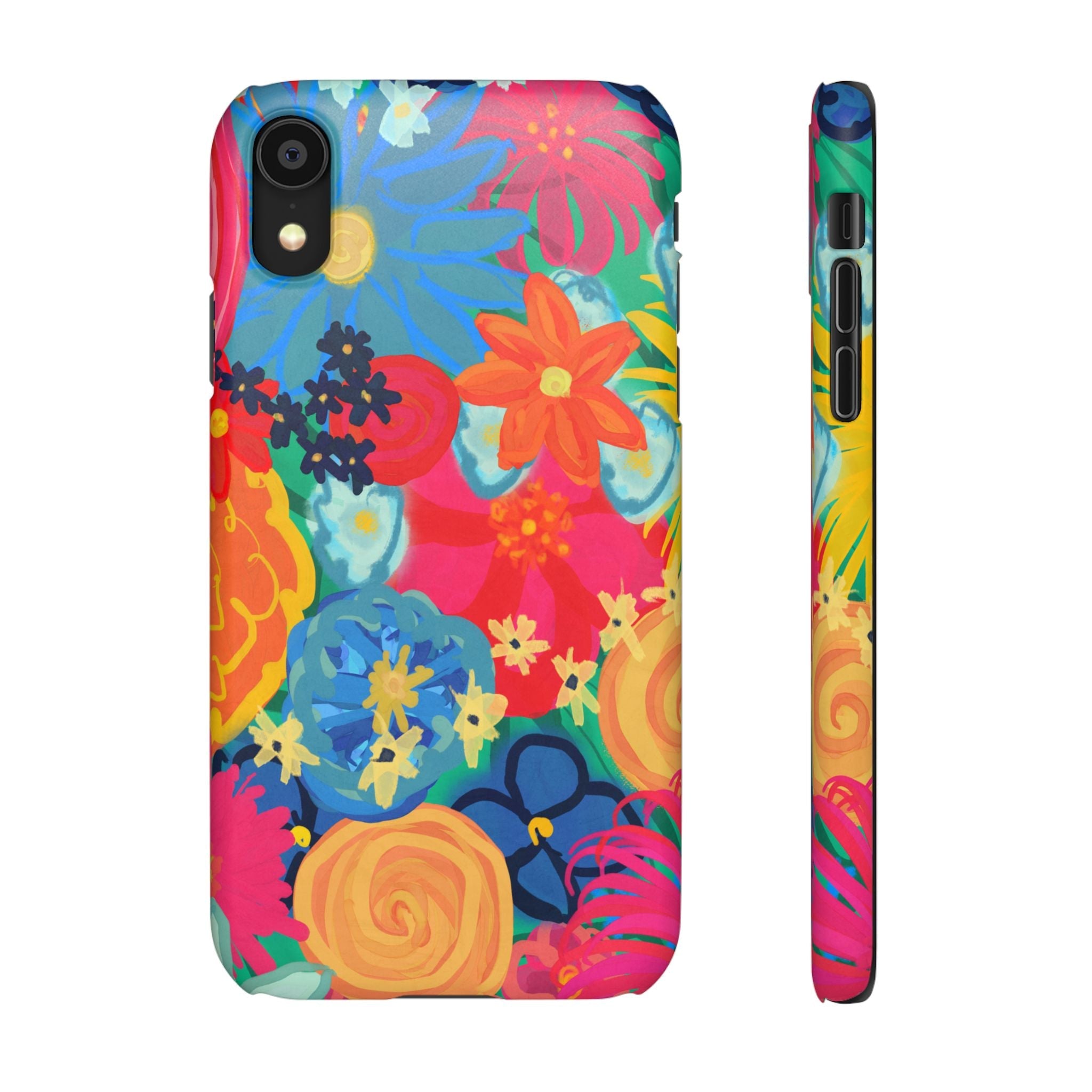 Bespattered Facade Bold Florals Snap Case