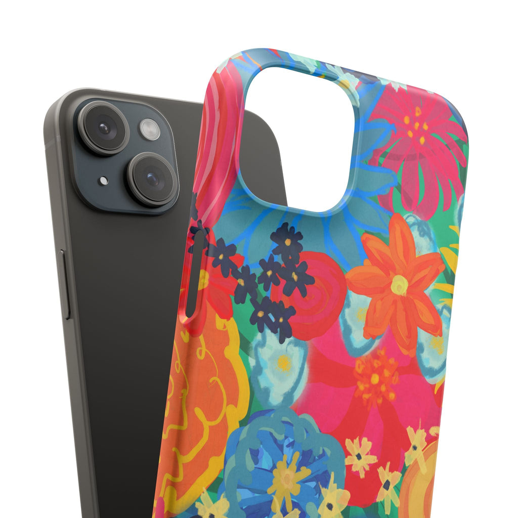 Bespattered Facade Bold Florals Snap Case