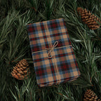 Plaid Gift Wrap Paper - Old School Design