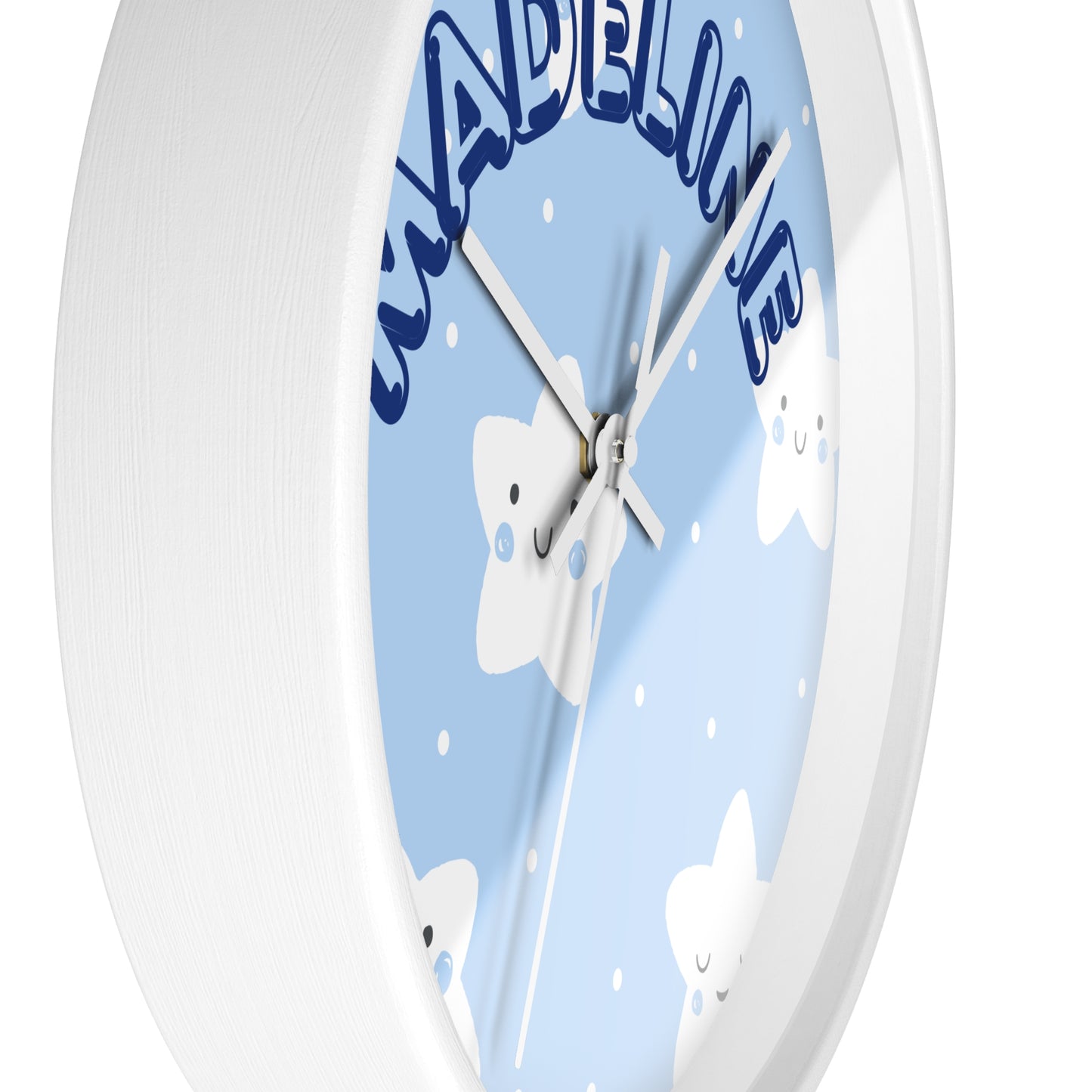 Customizable Kid's room name wall clock