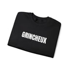 Grincheux Crewneck Sweatshirt - Funny French curmudgeon Sweater by Printify
