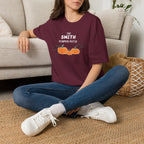 The Personalized Pumpkin Patch T-Shirt, Your family name Pumpkin Patch Fall Tee for autumn family photos, Pregnancy announcements