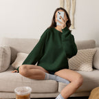 In Hebrew, please (בעברית, בבקשה) Embroidered Crewneck Sweatshirt