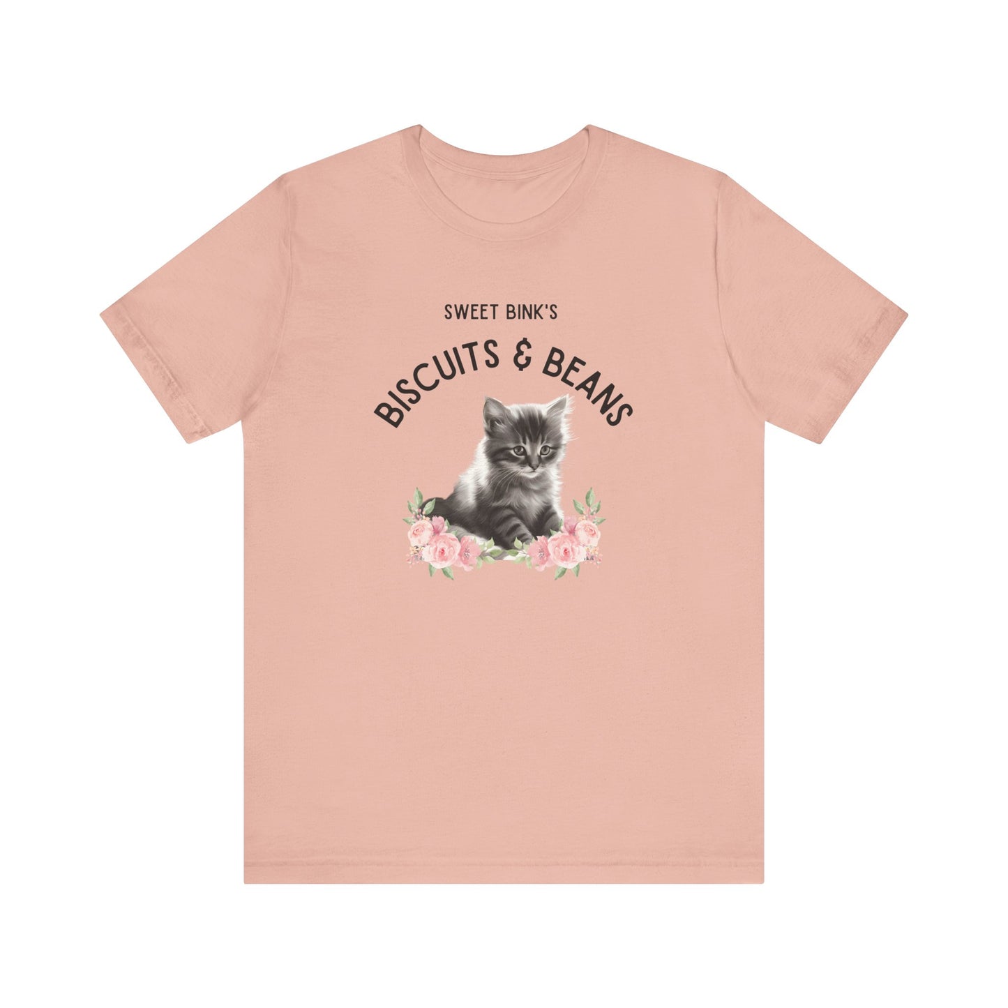 Sweet Bink's Biscuits and Beans cat tee