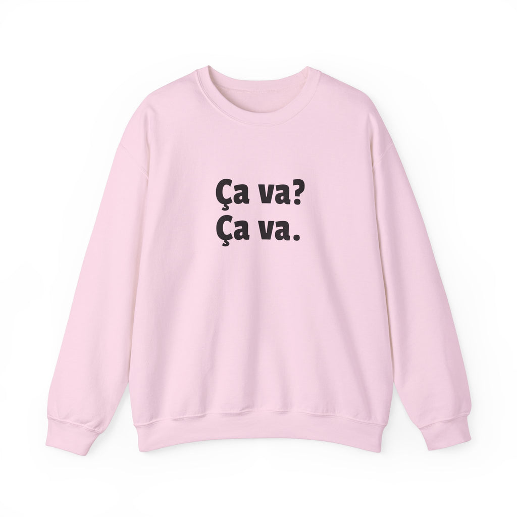 Ca va? Ca va. Unisex Crewneck Sweatshirt