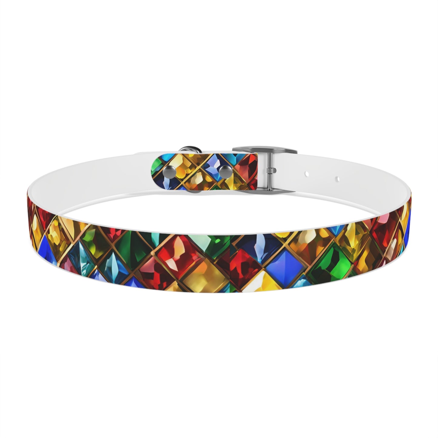 Collier pour chien à imprimé bijou