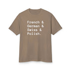 Customizable Genealogy Unisex T-Shirt by Printify