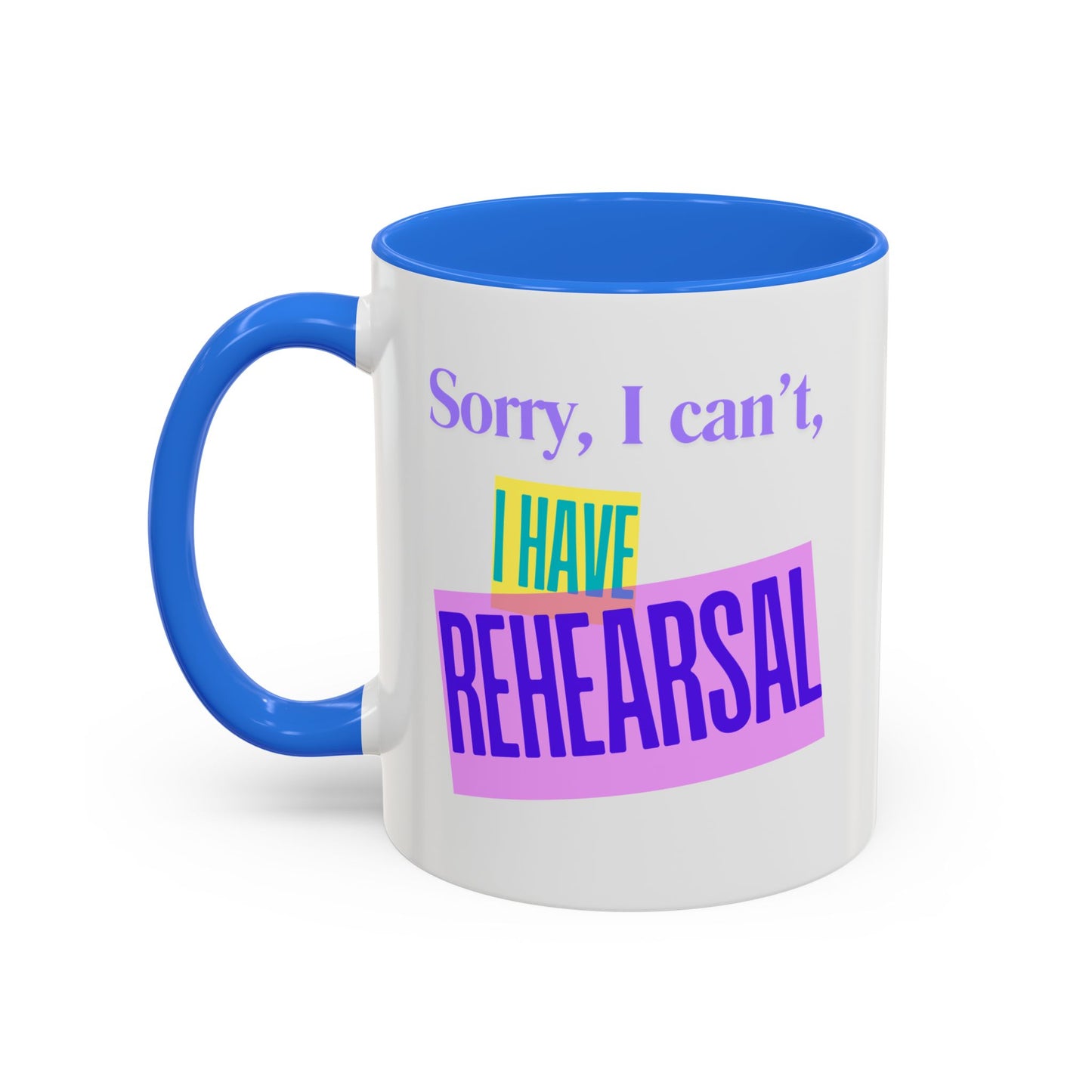 Sorry I can't I have rehearsal mug