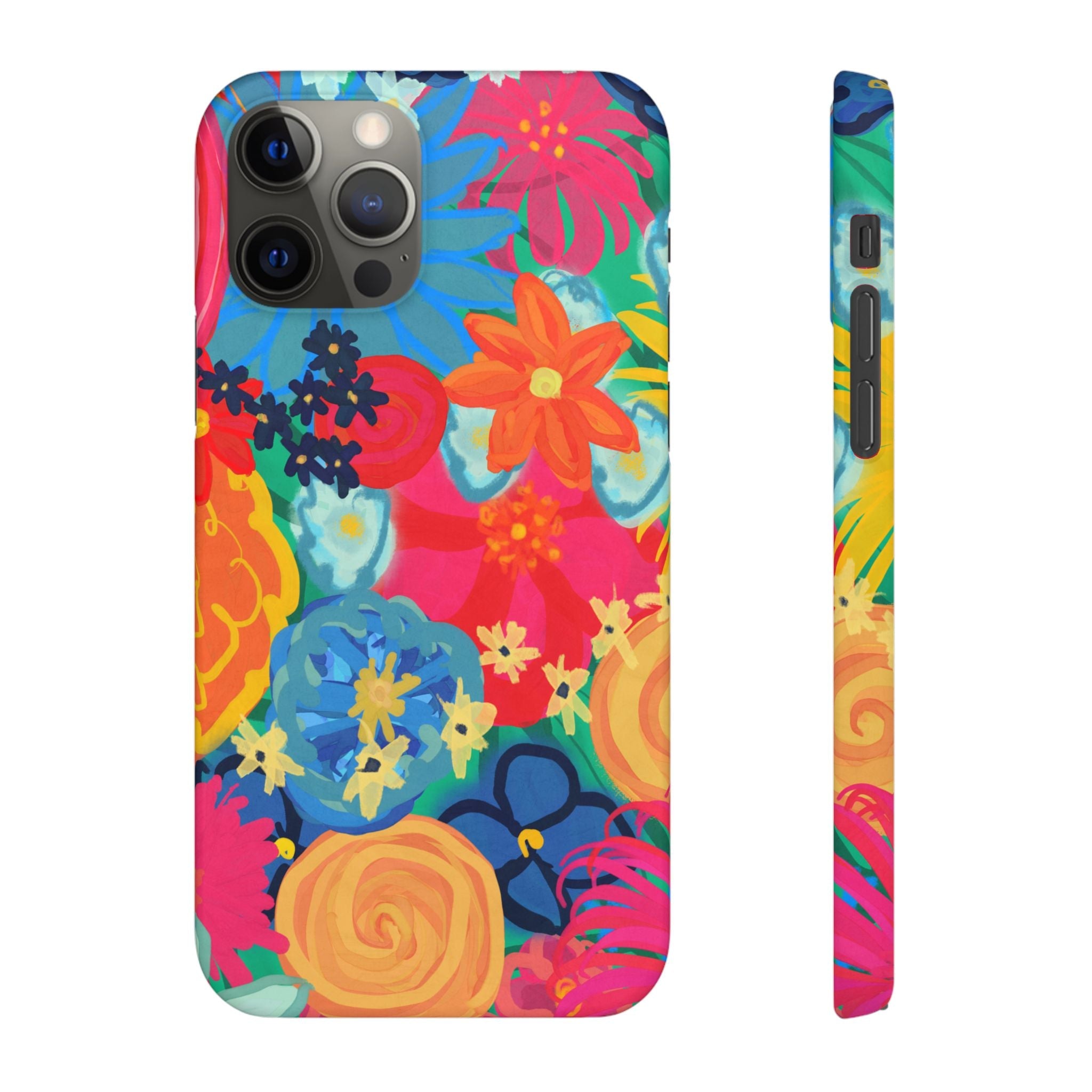 Bespattered Facade Bold Florals Snap Case