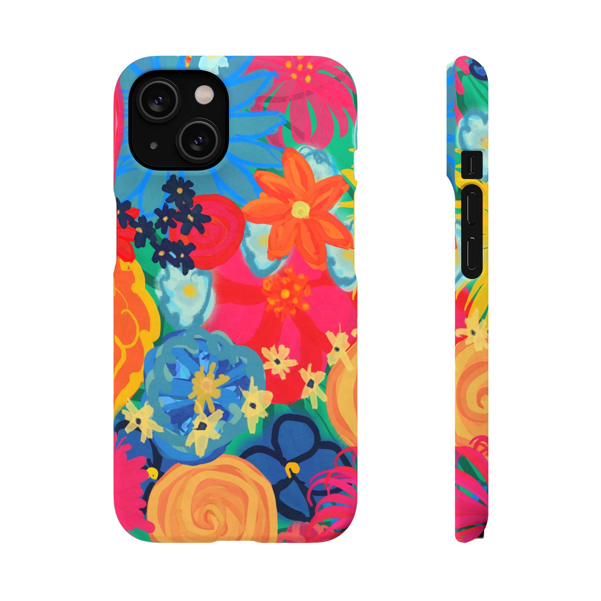 Bespattered Facade Bold Florals Snap Case