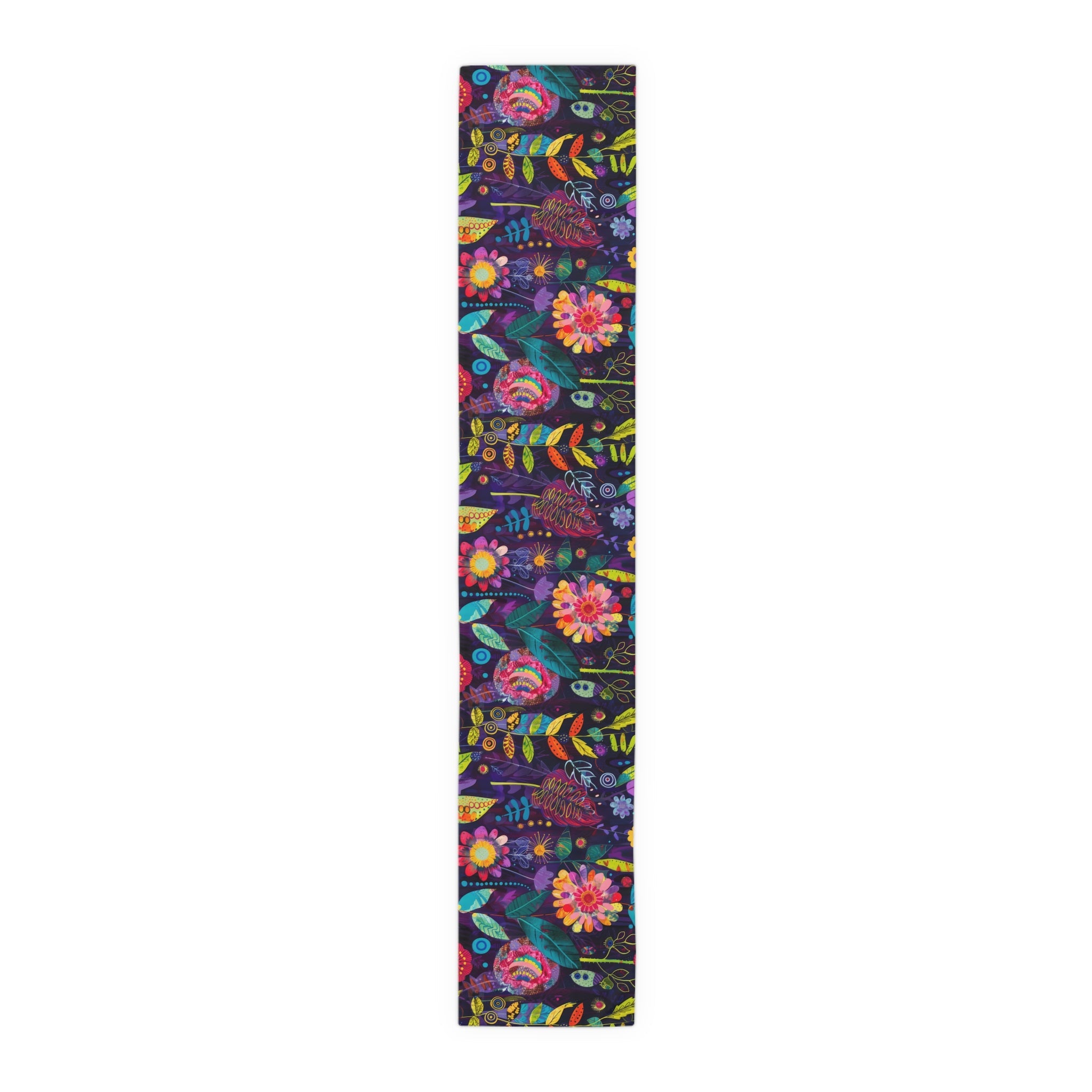 Bespattered Facade Colorful Flowers Table Runner (2 sizes)
