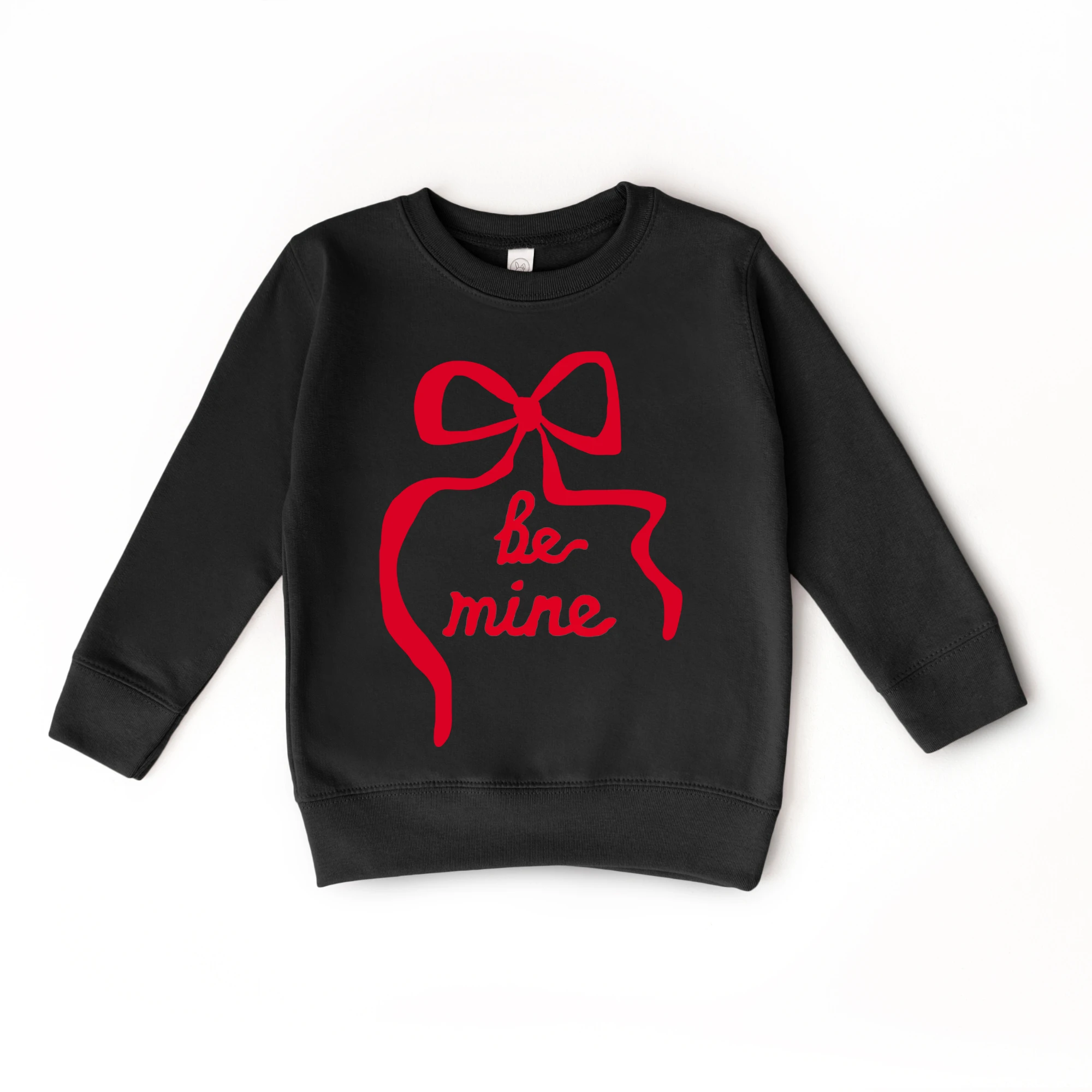 Be Mine Ribbon toddler and youth Sweater - Valentine's Day collection by Benny and Ray Apparel