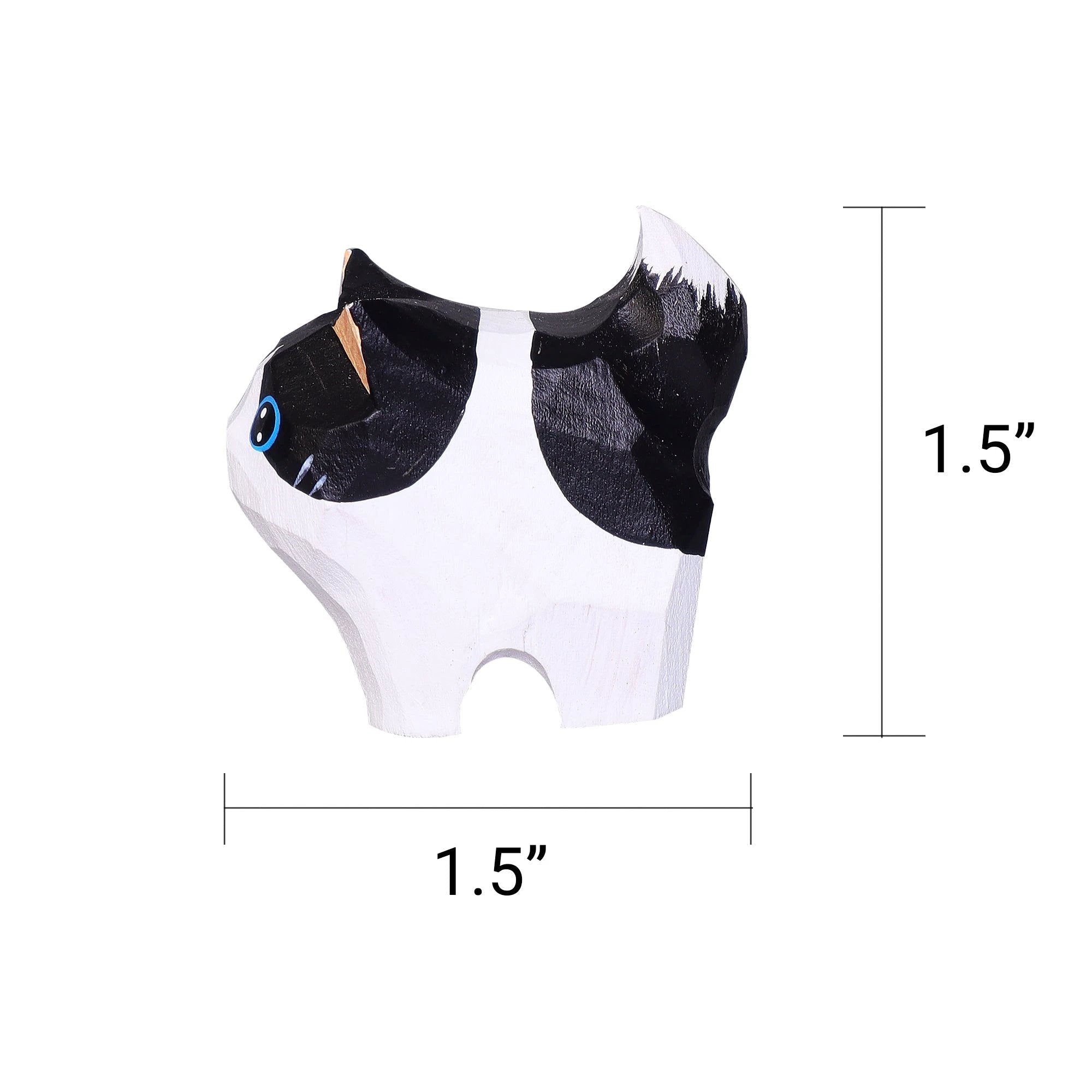 Hand-Carved Wooden Cats, Personalized Gift for Cat Lovers by Kitsville