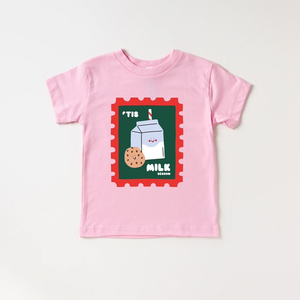 'Tis Milk Season toddler and youth tee shirt, Christmas collection by Benny and Ray Apparel