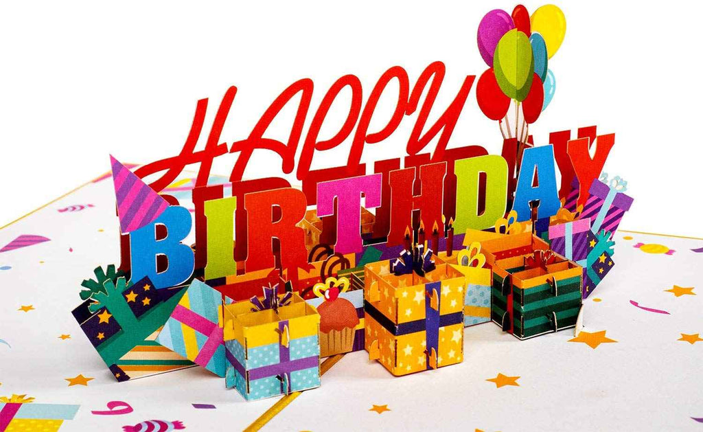 Happy Birthday Card - Pop Up Birthday Card