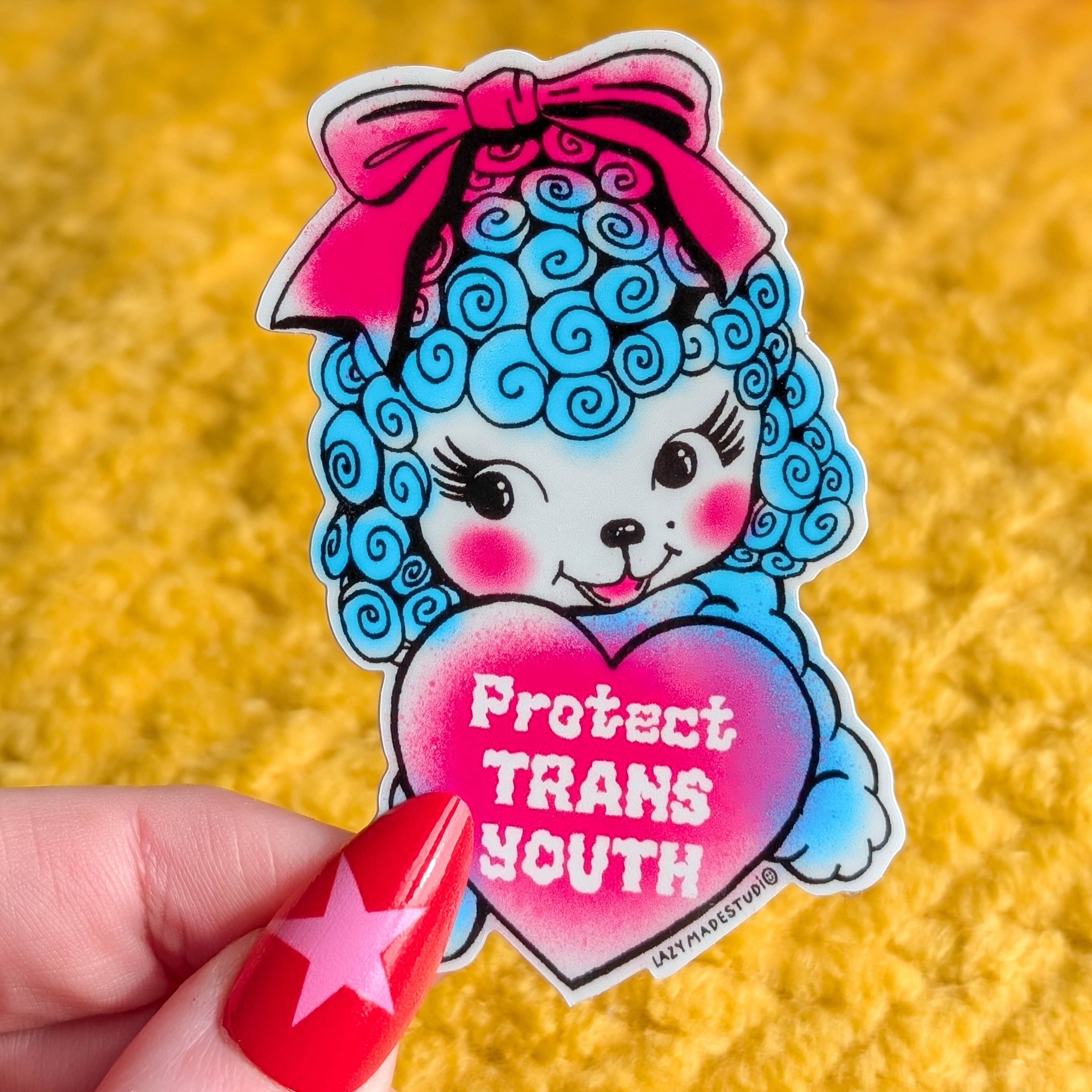 Protect TRANS Kids Waterproof Sticker